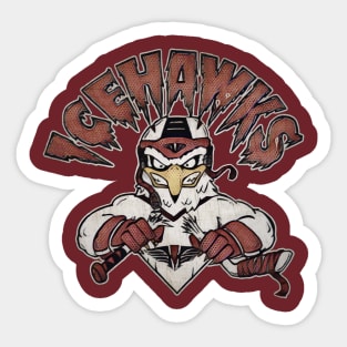 Adirondack Ice Hawks Hockey Sticker